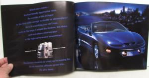 2001 Pontiac Prestige Dealer Sales Brochure Firebird Formula Trans Am T/A Large