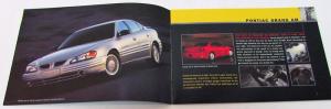 2001 Pontiac Canadian Dealer Brochure English Text Full Line Firebird Grand Am