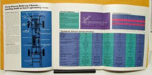 1968 Ford Parcel Delivery Chassis Truck P Series Sales Folder Original
