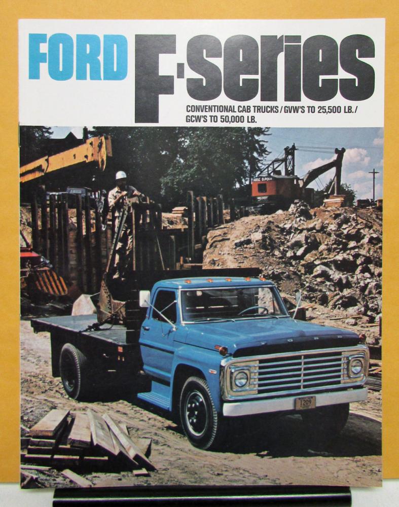 1968 Ford Trucks F Series 500 600 700 750 6000 7000 Sales Brochure