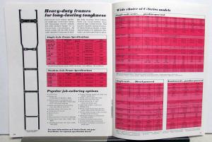 1968 Ford Tilt Cab Trucks C Series 550 to 6000 Single Tandem Axle Sales Brochure