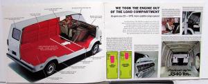 1968 Ford Econoline Super Custom Van E 100 200 300 Sales Brochure Specs Original