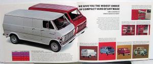 1968 Ford Econoline Super Custom Van E 100 200 300 Sales Brochure Specs Original