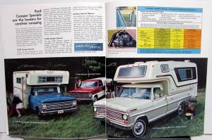 1969 Ford Pickup Truck F 100 250 350 Four Wheel Drive Sales Brochure