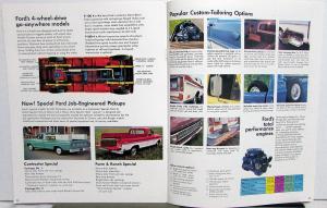 1969 Ford Pickup Truck F 100 250 350 Four Wheel Drive Sales Brochure