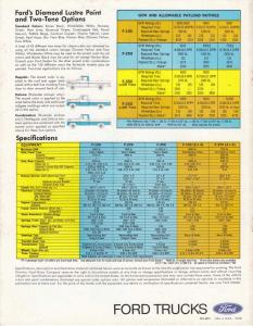1969 Ford Pickup Truck F 100 250 350 Four Wheel Drive Sales Brochure