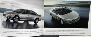 2005 Chrysler Sebring Sedan & Convertible Canadian Sales Brochure