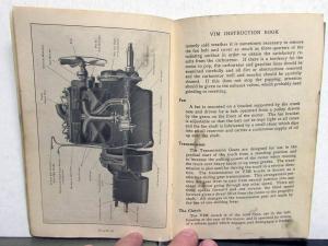 1919 VIM Motor Truck Owners Manual Operation & Care Repair Service Original