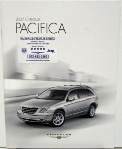 2007 Chrysler Pacifica Canadian Sales Brochure