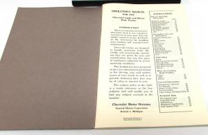 1948 Chevrolet Trucks Owners Manual Operation & Care New Reproduction Pickup