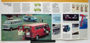 1969 Ford Club Custom Chateau Wagon Truck Sales Folder Original