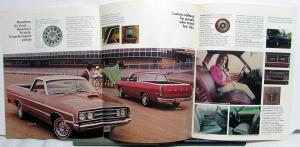 1969 Ford Ranchero 500 GT Truck Sales Folder & Specifications Original