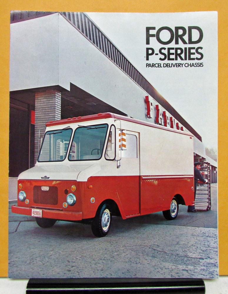 1969 Ford Parcel Delivery Chassis Truck P Series Sales Folder Specs Original