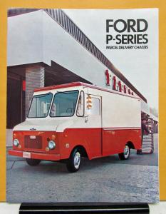 1969 Ford Parcel Delivery Chassis Truck P Series Sales Folder Specs Original