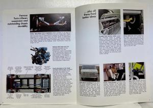 1969 Ford Econoline Van Truck E 100 200 300 Sales Brochure Dtd Jan 69 Original