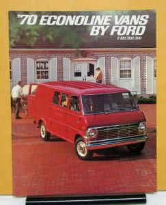 1970 Ford Truck Model Econoline E 100 200 300 Original Sales Brochure