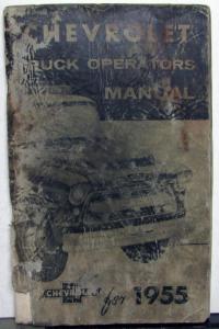 1955 Chevrolet Truck Owners Manual Second Series Original Light Medium HD