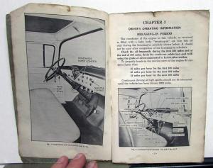 1955 Chevrolet Truck Owners Manual Second Series Original Light Medium HD