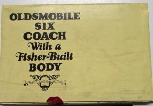 1925 Oldsmobile Six Model 30 Coach Touring Roadster Coupe Sedan Sales Mailer
