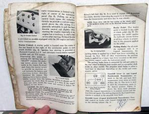 1956 Chevrolet Truck Owners Manual Original Light Medium HD Care & Op Pickup
