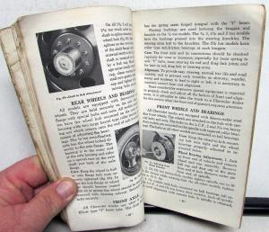1956 Chevrolet Truck Owners Manual Original Light Medium HD Care & Op Pickup