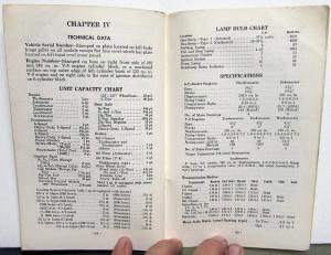 1958 Chevrolet Truck Owners Manual Original Light Medium HD Care & Op Pickup