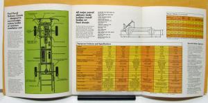 1970 Ford Parcel Delivery Chassis Truck P 350 to 5000 Sales Folder Original