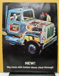 1970 Ford Truck Louisville Line L LN LNT W F C Series Sales Brochure