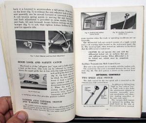 1960 Chevrolet Truck Owners Manual Light Medium HD Original Care & Op Pickup