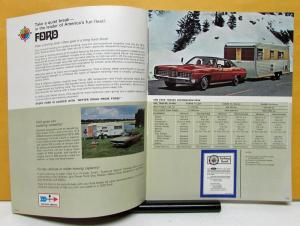 1970 Ford Recreational Car Truck Torino Ranchero Mustang Bronco Sales Brochure