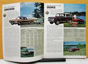 1970 Ford Recreational Car Truck Torino Ranchero Mustang Bronco Sales Brochure