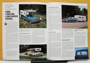 1970 Ford Recreational Car Truck Torino Ranchero Mustang Bronco Sales Brochure
