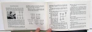 1963 Chevrolet Truck Owners Manual Light Medium HD Original Care & Op Pickup