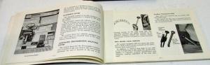 1964 Chevrolet Truck Owners Manual Light Medium HD Original Care & Op Pickup