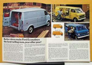 1971 Ford Econoline Van E Series Truck Sales Brochure & Specifications Original