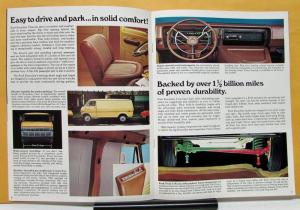 1971 Ford Econoline Van E Series Truck Sales Brochure & Specifications Original