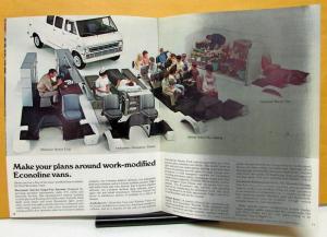 1971 Ford Econoline Van E Series Truck Sales Brochure & Specifications Original