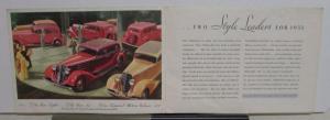 1933 Oldsmobile 6 & 8 Roomier & Finer Color Sales Folder Original