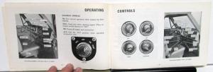 1967 Chevrolet Truck Owners Manual Series 20-80 Diesel V6 Gas Original Care & Op