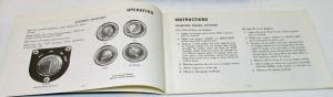 1969 Chevrolet Truck Owners Manual Original Series 20-80 Diesel V6 Gas Care & Op
