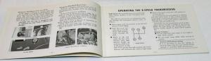 1969 Chevrolet Truck Owners Manual Original Series 20-80 Diesel V6 Gas Care & Op