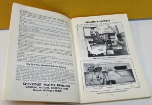 1970 Chevrolet Truck Owners Manual Original Series 30-90 Diesel Engine Care & Op