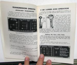 1970 Chevrolet Truck Owners Manual Original Series 70-90 HD Gas Engine Care & Op