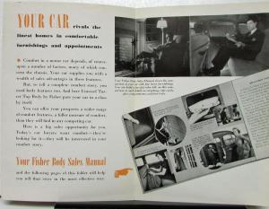 1936 Oldsmobile Unisteel Turret Top By Fisher & Comfort Features Sales Folder