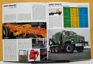 1972 Ford L Line Long & Short Conventional LTS L LN LT LNT Series Sales Brochure