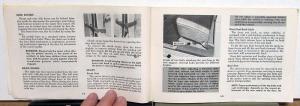 1977 Chevrolet Truck Owners Manual Original Light Duty Pickup Gas Engine Care Op