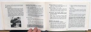 1977 Chevrolet Truck Owners Manual Original Light Duty Pickup Gas Engine Care Op