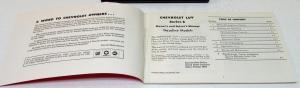 1977 Chevrolet Truck Owners Manual Original Luv Series 6 Pickup Care Op