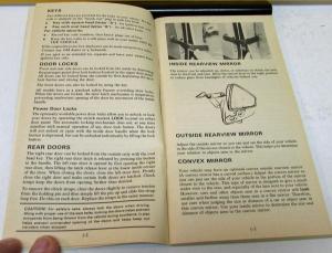 1979 Chevrolet Truck Owners Manual Original Light Duty Pickup Care & Operation