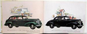 1938 Oldsmobile 6 & 8 Full Line Sales Brochure With Specs Original Color